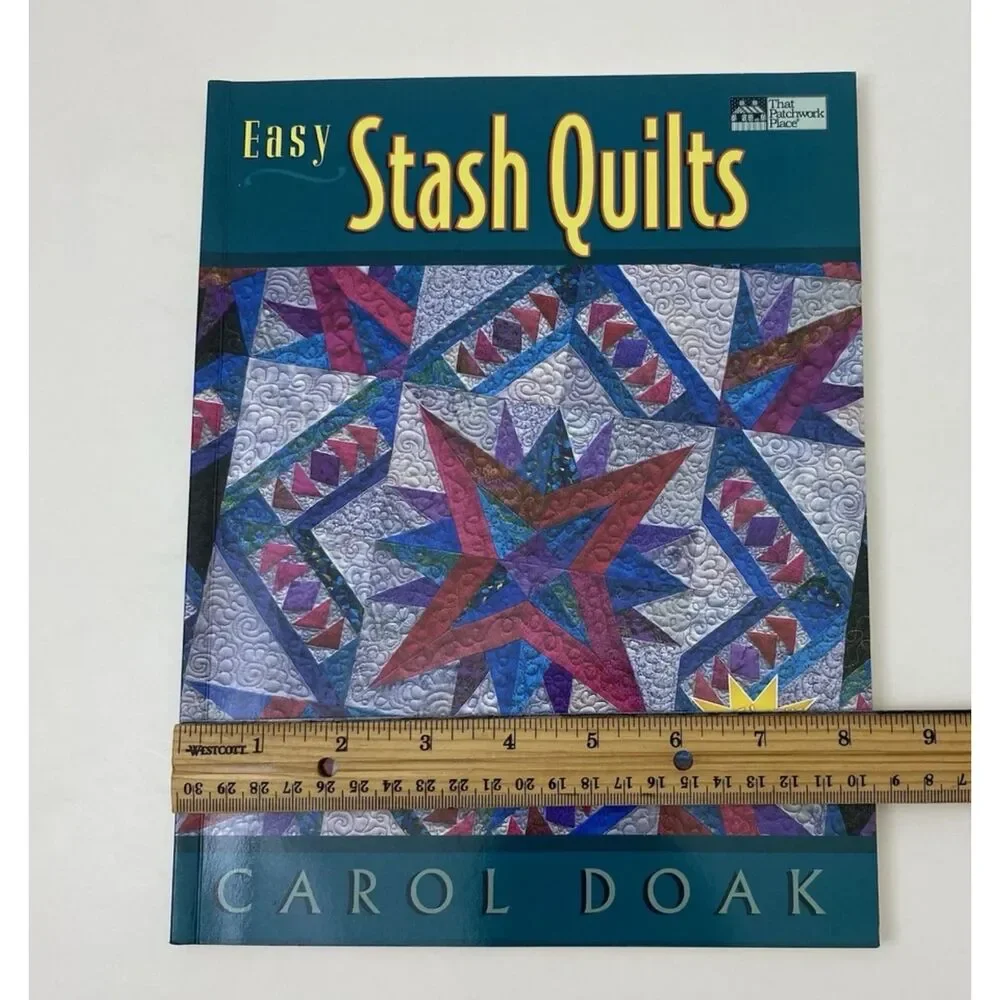 Easy Stash Quilts by Carol Doak (1999, Trade Paperback) With CD